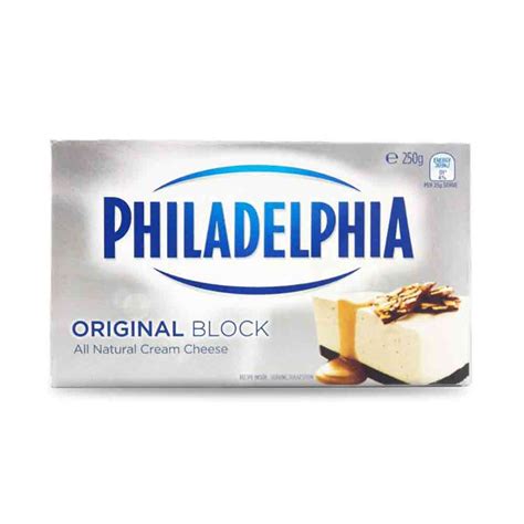 philadelphia cream cheese block   day supermarket