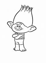 Trolls Coloring Pages Movie Printables Kids sketch template