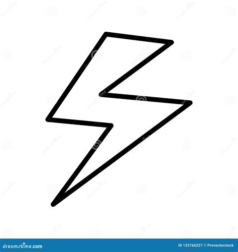 bolt icon vector sign  symbol isolated  white background bolt
