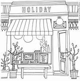 Cafe Coloring Paris Choose Sheets sketch template