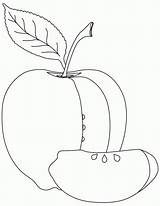 Apfel sketch template