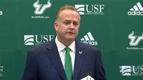 usf officially announces charlie strong firing youtube