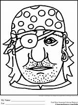 Masker Pirata Colorare Piraat Maschera Careta Knutselen Masque Coloriage Piratas Caretas Carnevale Disegno Malvorlage Pages Maschere Ausdrucken Pirati Téléchargez Schoolplaten sketch template
