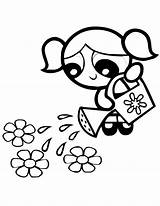 Coloring Pages Bubbles Powerpuff Girls sketch template
