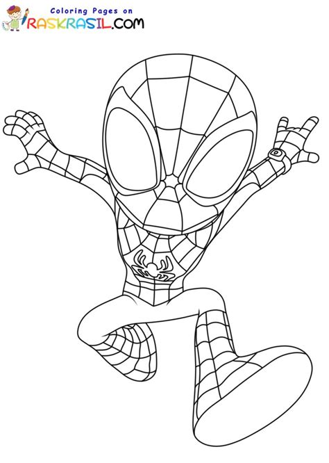 spidey   amazing friends coloring pages spiderman birthday