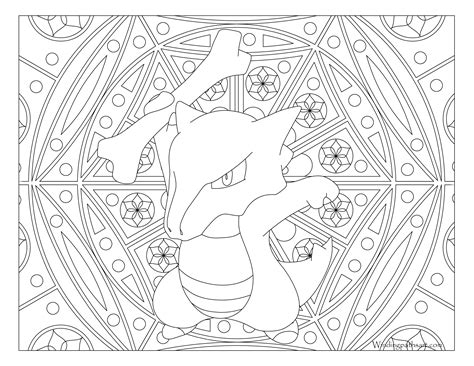 marowak pokemon coloring page windingpathsartcom coloring home