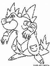 Feraligatr Pokemon Pages Coloring Water Printable Color Template Colouring Fun sketch template