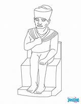 Kheops Coloriage Pharaoh Egypte Sarcophagus Colorier Coloriages sketch template