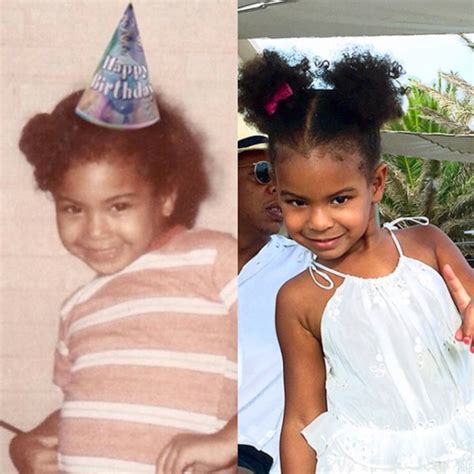 this pic proves that blue ivy is a mirror image of beyoncé e online