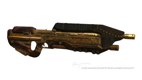 The Art Of Dejan Ostojic Steampunk Halo 4 Weapon Concept Arts