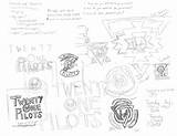 Pilots Coloring Twenty Pages Drawing Logo Popular sketch template
