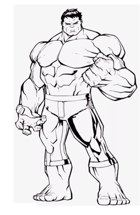 coloring pages strong hulk coloring pages