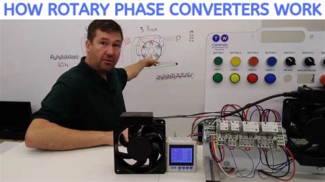 rotary phase converter   phase  single phase youtube