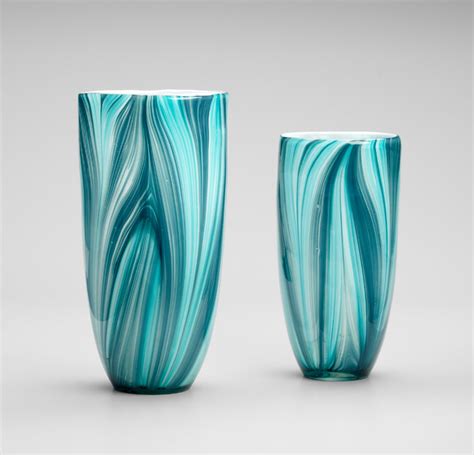Large Turin Turquoise Glass Vase By Cyan Design Small