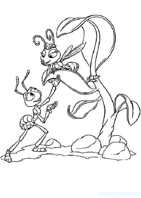 bugs life coloring pages  printable