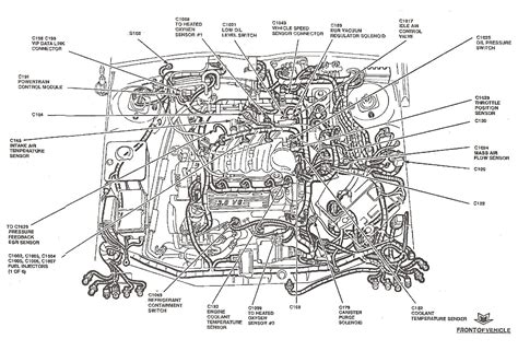 ford escape engine parts diagram
