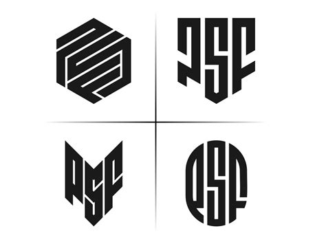 psf logo monogram design  nangka design  dribbble