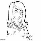 Sleepy Lineart Tagged sketch template