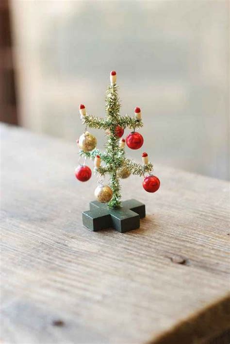 mini tinsel christmas tree theholidaybarncom
