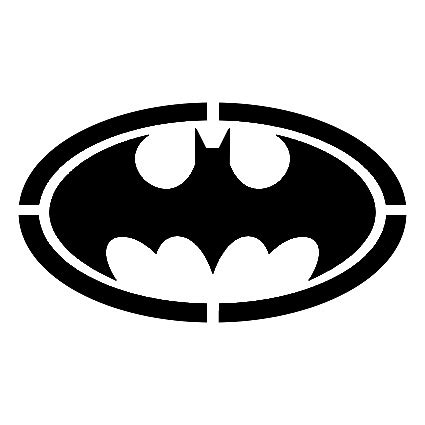 batman stencil clipartsco