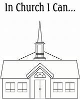 Church Coloring Pages Printable Kids Lds Book Chapel Clipart Going Christmas Print Clip Cliparts Coloring4free Family Mormon Adults Library Sheets sketch template