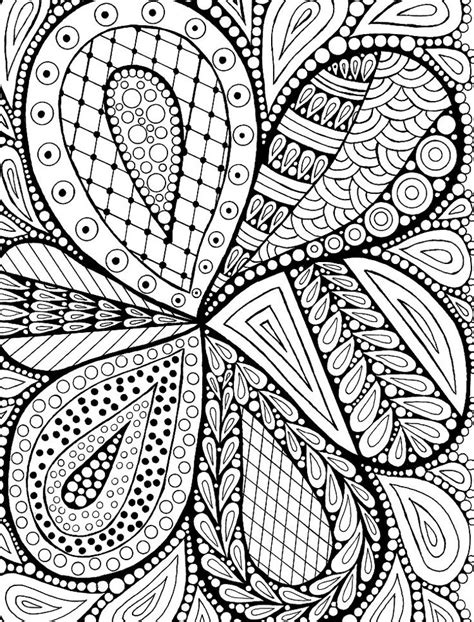 zentangle downloadable coloring page coloring pages zentangle color