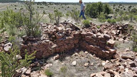 a glimpse of the zuni tinaja pueblo archaeological