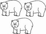 Coloring Three Bear Wecoloringpage sketch template
