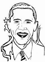 Obama Coloring Yes Barack Drawing Getdrawings President Michelle sketch template