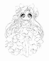 Pages Chibi Coloring Anime Princess Dragoart Cute Getdrawings Getcolorings Devil Drawing Printable sketch template
