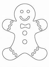 Gingerbread Man Coloring Pages Kids House Drawing Printable Templates Christmas Template Easy Simple Houses Crafts Drawings Navidad Para Dibujos Lưu sketch template