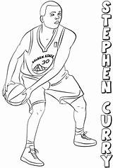 Curry Lebron Coloriage Steph Youngboy Scribblefun Simmons Derrick Sketchite Coloringfolder sketch template
