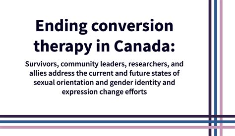 ending conversion therapy in canada survivors community leaders