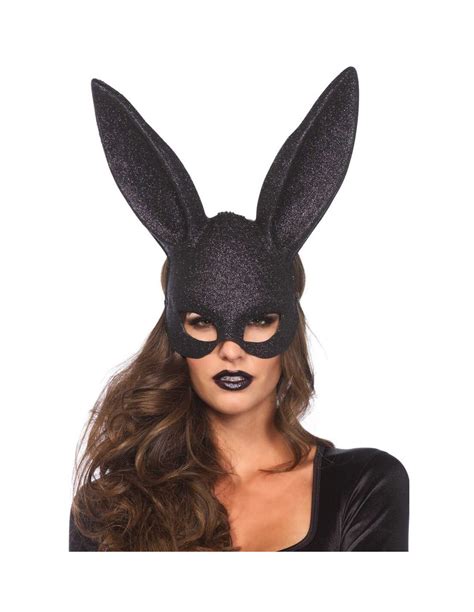 leg avenue glitter masquerade rabbit mask