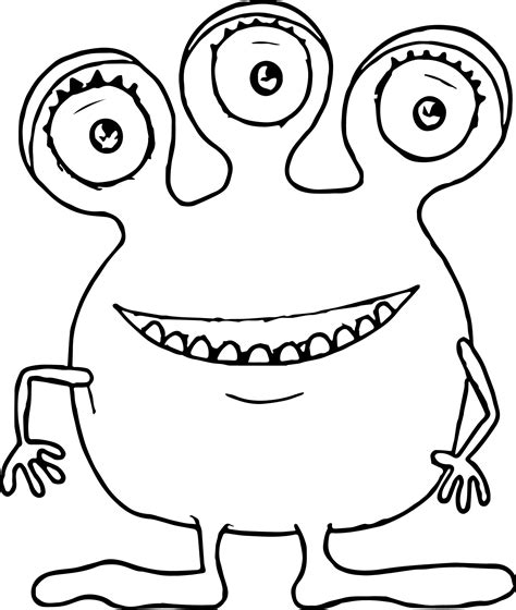 monster coloring pages png  file