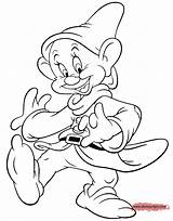 Dwarfs Dopey Disneyclips Zwerge Popular sketch template