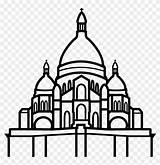 Montmartre Sacre Basilica Reliure Pngfind Guillaume Cassar sketch template