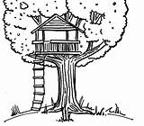 Treehouse Cabane Sucre Enfant Coloriage sketch template