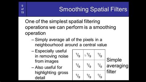 matlab code  smoothing filter  digital image processing   digital image