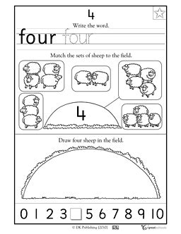 favorite prek math worksheets kindergarten numbers  worksheets