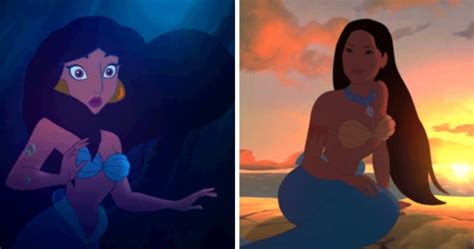If Disney Princesses Were Mermaids