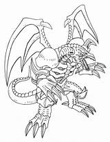 Coloring Pages Gi Yu Oh Dragon Yugioh Eyes Red Getdrawings Drawing sketch template