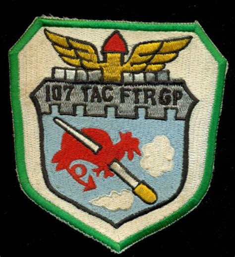 usaf 107th tactical fighter group patch n 8 ebay