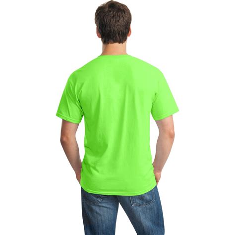 gildan  heavy cottonpolyester  shirt neon green fullsourcecom