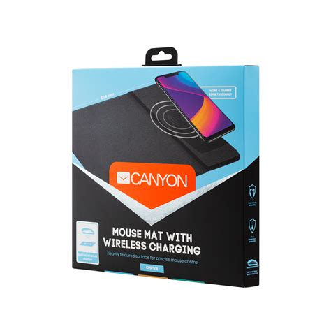 canyon wireless charging mouse pad  mm falcon computers