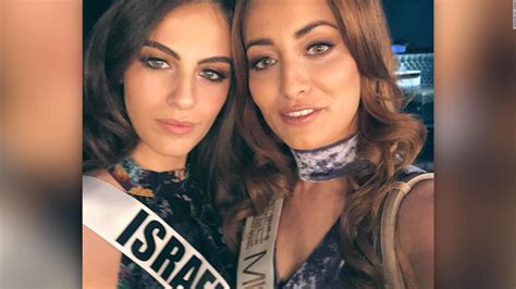 Miss Universe Miss Iraq Miss Israel Selfie Sparks Outrage Hot Sex Picture