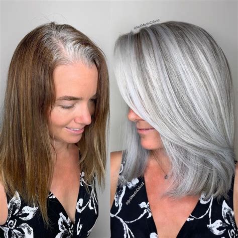 Stylist S Transformations Shows How Beautiful Gray Hair Color Can Be