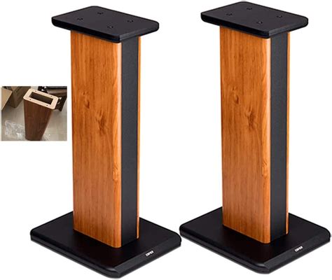 speaker mounts universal freestanding speaker floor stands  pair wooden sand filled audio