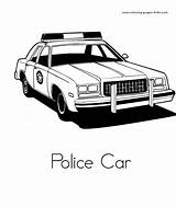 Coloring Pages Car Kids Police Cars Transportation Colouring Printable Color Sheets Sheet Books Trucks Clipart Truck Preschool Clip Book Helicopter sketch template