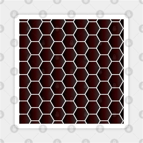 hexagon pattern hexagon pattern magnet teepublic